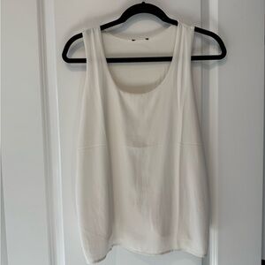 Elegant Ivory Sleeveless Top